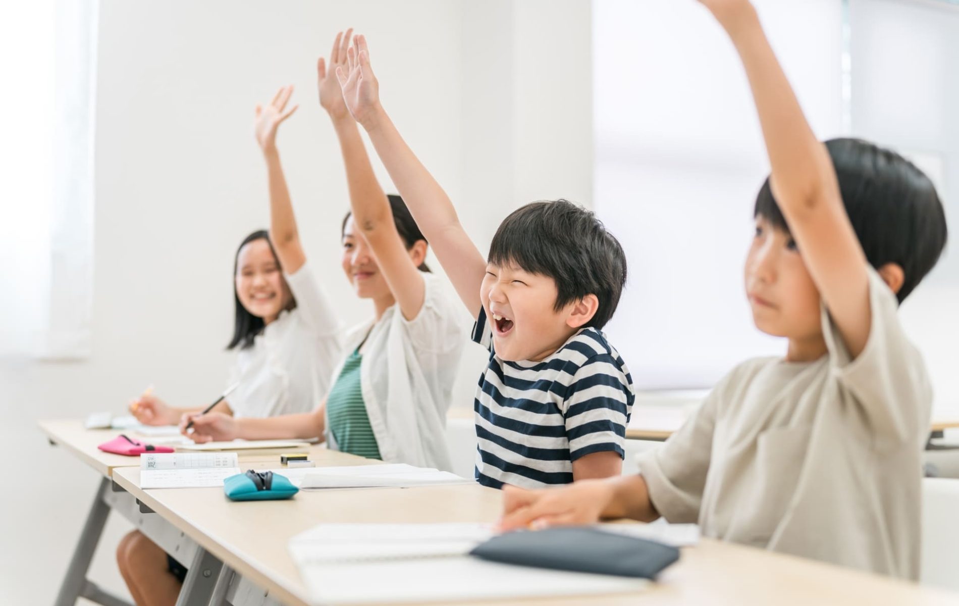 授業中の子ども